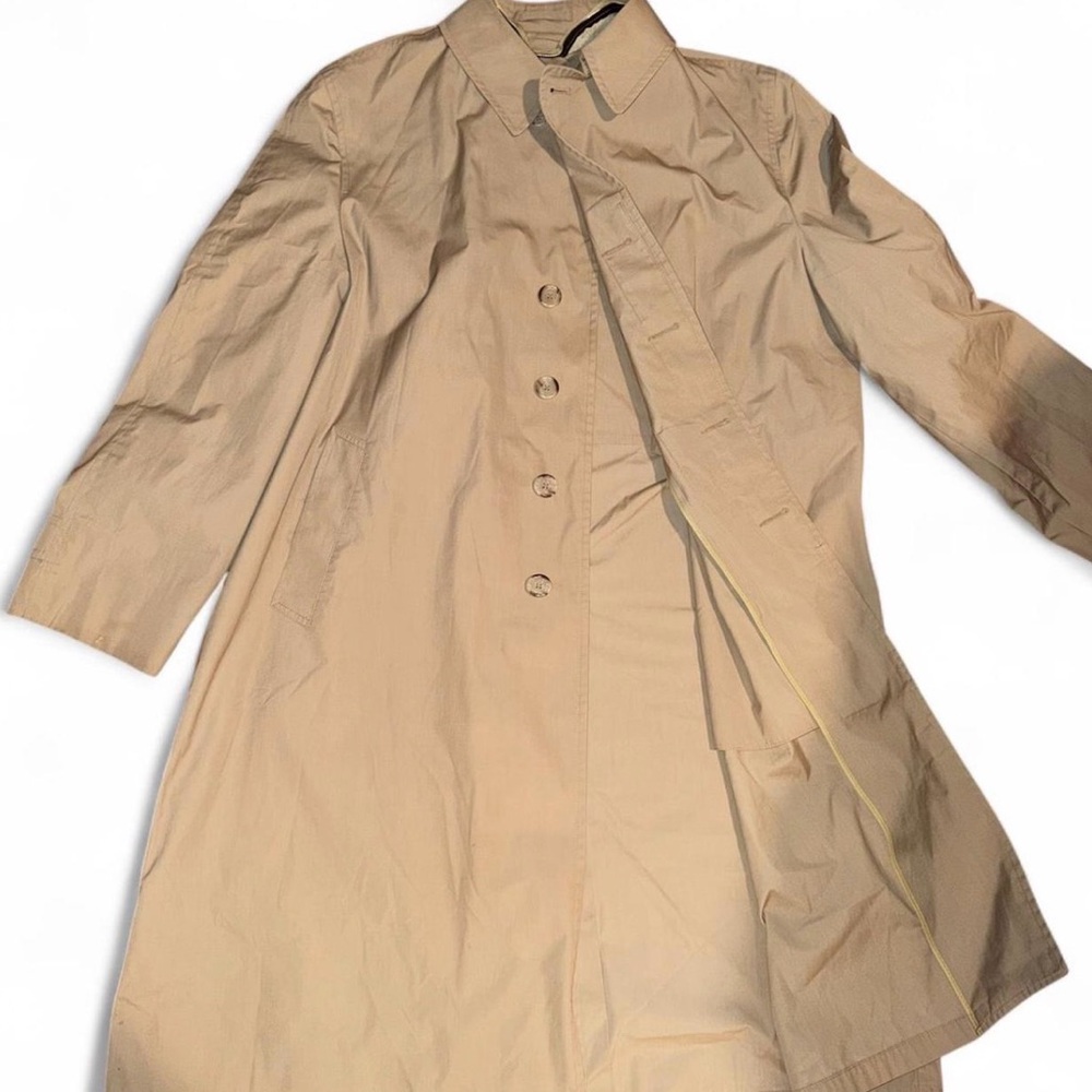 Vintage London Fog Trench Coat Men’s 48 Long Classic Tan Mac
